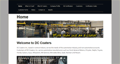 Desktop Screenshot of dccoaters.com