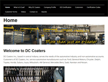 Tablet Screenshot of dccoaters.com